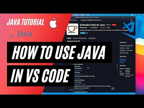 HOW TO USE JAVA IN VISUAL STUDIO CODE (MAC TUTORIAL) AND HELLOWORLD!