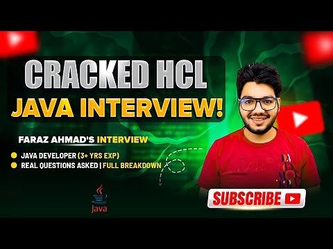 HCL Java Fullstack Developer Interview Experience & Questions