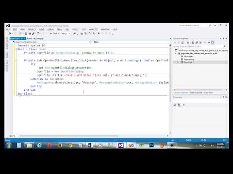 How to open files and show them in list box on vb.NET/ visual studio?