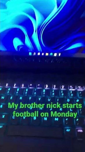 Changing the colors on my laptop keyboard#gamingsetup #alienware #keyboard #ledlights #led #laptop