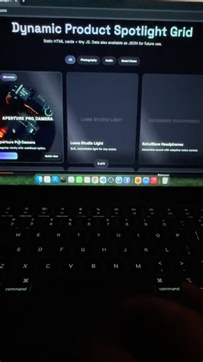 SVG clipPath with spotlight | Premium, responsive product card grid #shorts