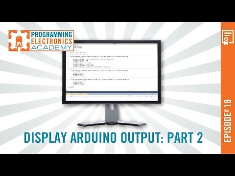 Display Arduino output (e.g. sensor data) on your computer monitor with this simple function: Part 2