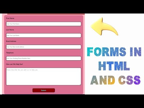 Forms In HTML and CSS