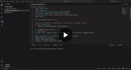 Diabetes Prediction Model using Machine Learning with Python | SHARAN SRIDHARAN posted on the topic | LinkedIn