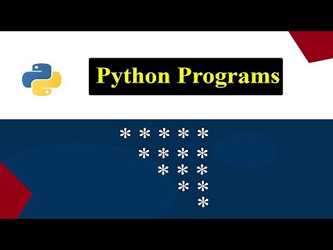 Printing Stars "*" in Inverted Right Triangle Shape | Python Pattern Program