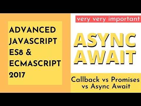 Async Await in JavaScript in Hindi | ES8 Async/Await Functions in Hindi