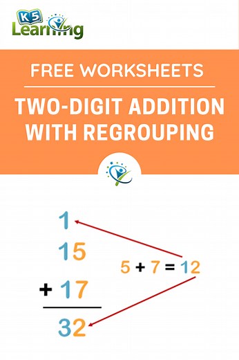 How to Solve Two-digit Addition with Regrouping | K5 Learning