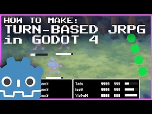 How To Make a 2D Turn-Based JRPG in Godot 4 -- Pt 6: ATB Battle, Actor Class, Effects, RPG Tutorial