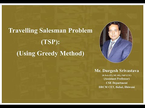 Traveling Sales Person (TSP) Problem Using Greedy Method