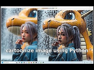 Cartoonize image using OpenCV in Python