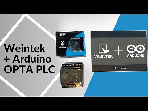 Weintek HMI to Arduino Opta PLC using Modbus TCP/IP - Weintek USA