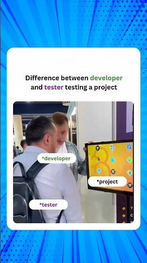 Tester vs developer 😂😂😂 | #codingmeme​#memes​ #funny​#webdevelopment​ #coderslife​#programmerlife​