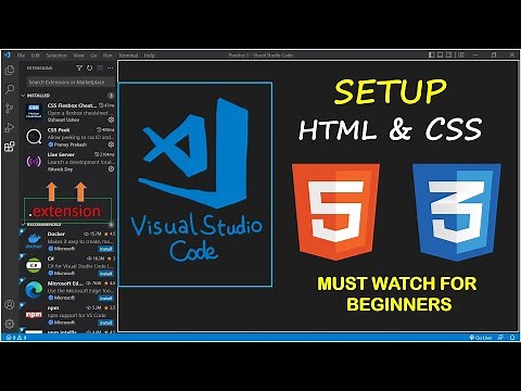 How to Setup Visual Studio Code 2026 | Install | Web Development Setup | Live Server + Extension