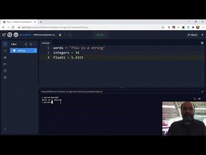 Difference Between Strings, Integers and Floats in Python