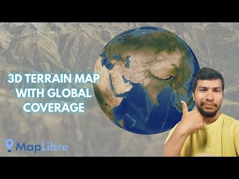 Create Realistic 3D World Maps Using Open Data | Free Global Terrain Tutorial
