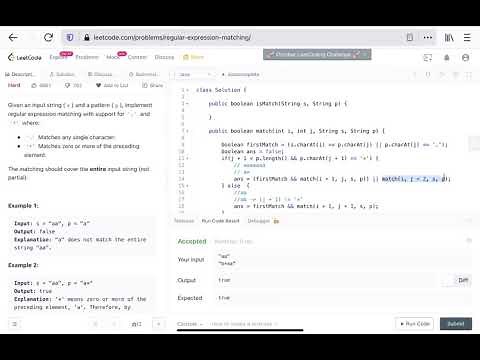 LeetCode - Regular Expression Matching (10)