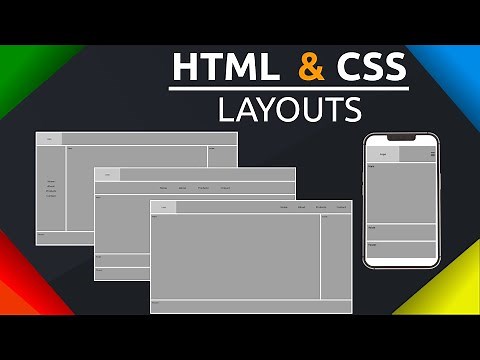HTML e CSS - Aprenda a criar 5 layouts de sites mais comuns na Internet [FLEXBOX]