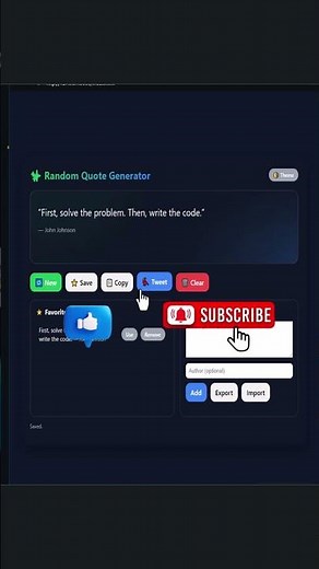 👉 "Random Quote Generator | Inspiring Quotes with HTML, CSS & JavaScript"