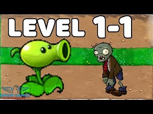 Plants vs Zombies Javascript Day Grass 1-1 /PvZJS/
