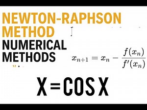 Newton raphson method of numerical methods x=cos x || Newton Raphson method of numerical methods