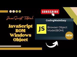 JavaScript BOM | Windows Object & Screen Object | Full Tutorial | JavaScript Tutorial for Beginners