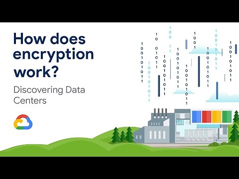 How does encryption work at Google's data centers?