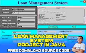 Loan Management System Project in Java with Source Code