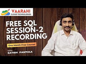Free SQL Session-2 Recording Video | DBeaver Installation & Types of SQL Commands | Satish Pantula