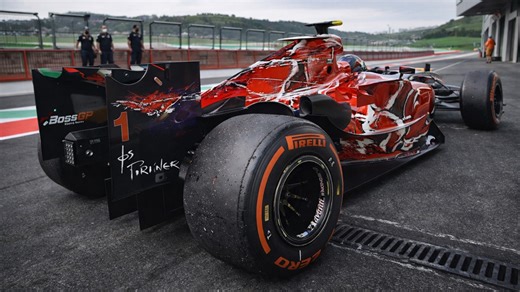 Classic V10 Formula One engine roar