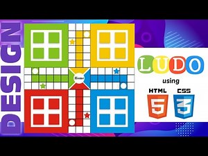 Creating a Stylish Ludo Game Board with HTML and CSS