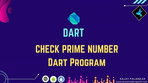 Prime Number program in dart