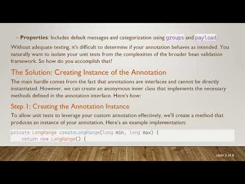 JUnit-Testing Your Custom Validation Annotations in Java