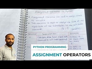 Assignment Operators in Python - simple program example full explain | #python #cse #programming