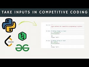 Input methods for competitive programming in Python