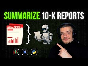 Summarize Annual Reports in Python (10-K, Financial Documents)