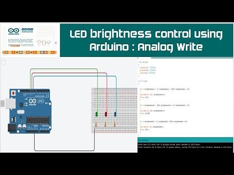 LED Projects For Beginners | LED Brightness Control Using Arduino