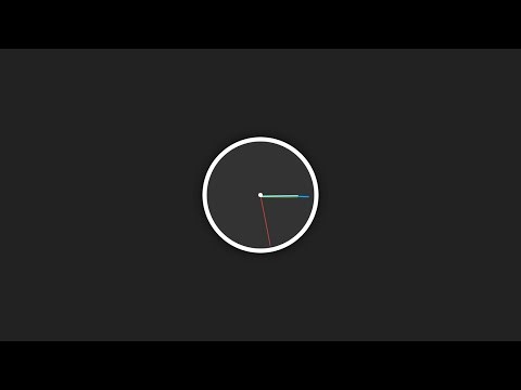 Create Simple Clock Animation in Css.
