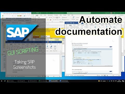 Taking SAP screenshots with GUI Scripting