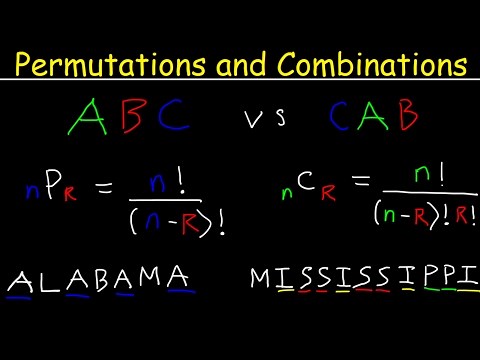 Permutations and Combinations Tutorial