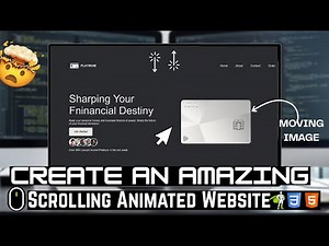 Build a STYLISH Landing Page with JUST HTML, CSS and GSAP ScrollTrigger | Scrolling Animation | Gsap