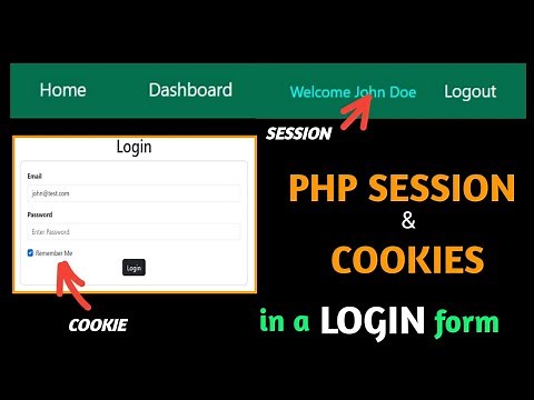 Create a Secure Login Form with PHP Session and Cookies | Remember Me