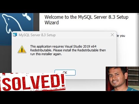 Fix MySQL Installer Error: Visual Studio 2019 x64 Redistributable Required | Easy Solution