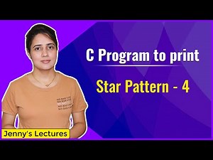 Star Pattern 4 | Printing Pattern in C | C Programming Tutorials