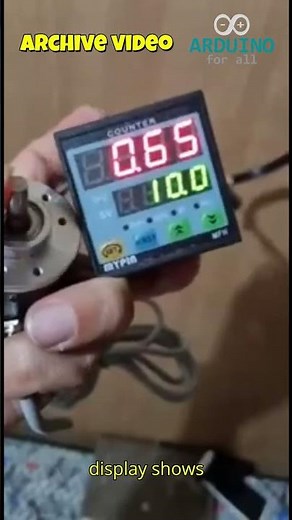 Rotary Encoder with Pulse Counter | 🤖 Live Demo #automation #arduino