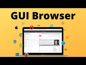 How to Create GUI browser using python || selenium || webdriver