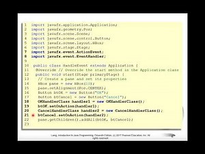 Java Course Chapter 15 Event-Driven Programming and Animations part01