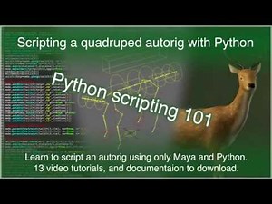 Maya Python Autorig Scripting Tutorial
