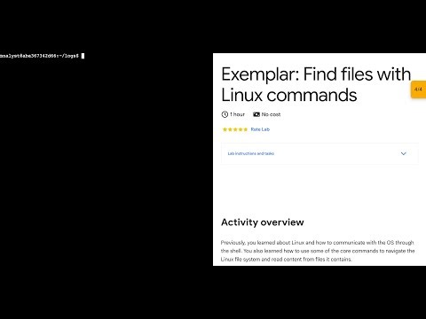 Exemplar: Find files with Linux commands || #qwiklabs || #coursera || [With Explanation🗣️]
