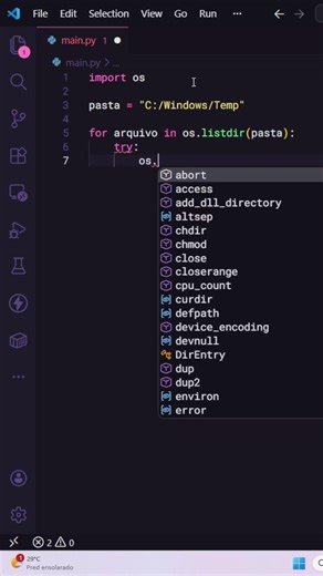 DO NOT RUN THIS PYTHON SCRIPT #python #tutorial #shorts