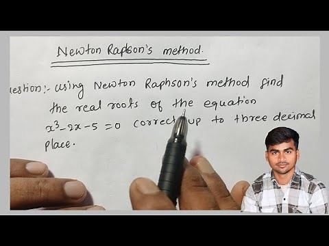 newton raphson method of numerical methods || Statical method || SNME
